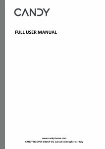 Manual Candy CA6 N5B3LYTB Cuptor