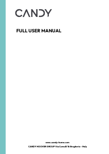 Manual Candy CA6 N3T1HTW Cuptor