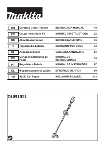 Bedienungsanleitung Makita DUR192L Rasentrimmer
