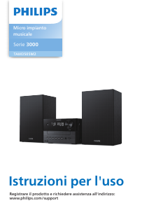 Manuale Philips TAM3505M2 Stereo set