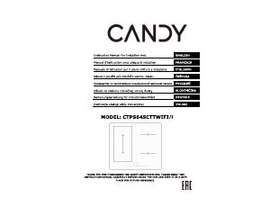 Mode d’emploi Candy CTPS64SCTTWIFI/1 Table de cuisson