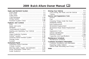 Handleiding Buick Allure (2009)