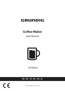 Priručnik Grundig KM 8440 Aparat za kavu