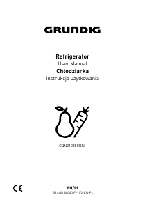 Manual Grundig GQN 21235 GBN Fridge-Freezer