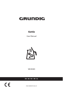 Manual Grundig WK 8340 Fierbător