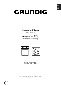 Bedienungsanleitung Grundig GEHM19311DX Backofen