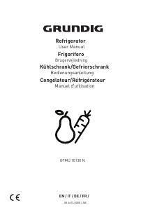 Manual de uso Grundig GTMU10130N Refrigerador