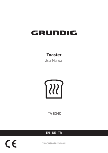 Handleiding Grundig TA 8340 Broodrooster