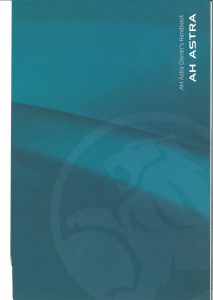 Manual Holden Astra (2005)