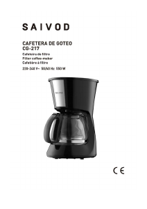 Mode d’emploi Saivod GC-217 Cafetière