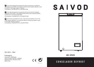 Manual Saivod AT5523N Congelador