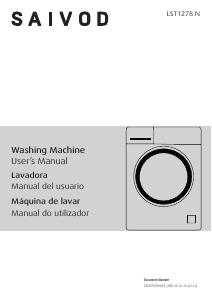 Manual Saivod LST1278N Máquina de lavar roupa