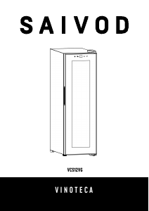 Manual de uso Saivod VCS12VG Vinoteca