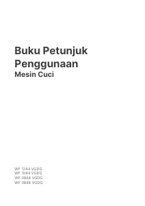 Panduan Modena WF 0944 VGDG Mesin Cuci