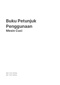 Panduan Modena WF 1137 DFDG Mesin Cuci