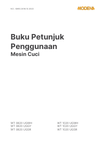 Panduan Modena WT 1020 UGGY Mesin Cuci