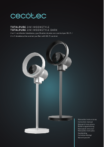 Manual Cecotec TotalPure 2in1 Moonstyle Ventilador