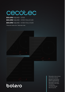 Mode d’emploi Cecotec Bolero Squad I 3100 FullFlex Table de cuisson