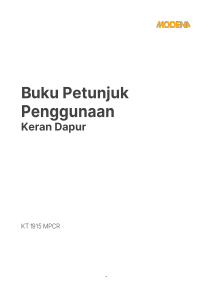 Panduan Modena KT 1915 MPCR Keran
