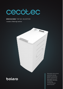 Mode d’emploi Cecotec DressCode Top 80 Inverter Lave-linge