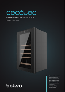 Handleiding Cecotec GrandSommelier 36000 Wijnklimaatkast