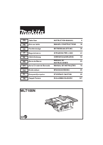 Brugsanvisning Makita MLT100N Bordsav