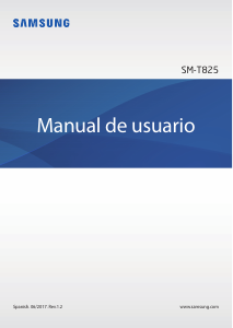 Manual de uso Samsung SM-T825NZKAPHE Galaxy Tab S3 Tablet