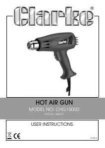 Manual Clarke CHG 1500D Heat Gun