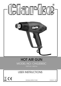 Manual Clarke CHG 2000C Heat Gun