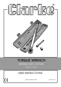 Manual Clarke CHT 141 Wrench