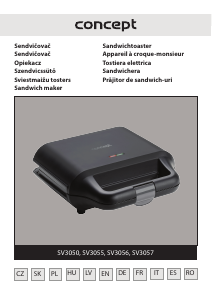Rokasgrāmata Concept SV3057 Kontaktgrils