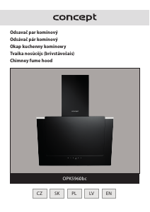 Instrukcja Concept OPK5960BC Okap kuchenny