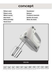 Használati útmutató Concept SR3390 Kézi mixer