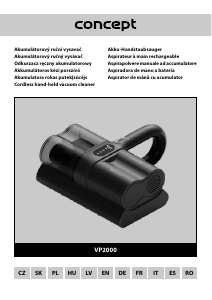 Manual Concept VP2000 Aspirator de mână