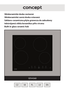 Návod Concept SDV4360 Pánt