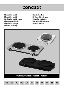 Rokasgrāmata Concept VE3060 Plīts virsma