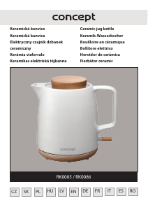 Bedienungsanleitung Concept RK0085 Wasserkocher