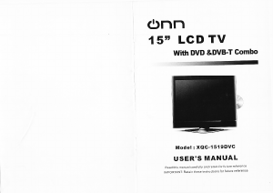 Bruksanvisning Onn XQC-1519DVC LCD TV