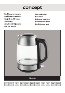 Bedienungsanleitung Concept RK4082 Wasserkocher