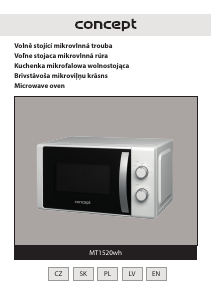 Návod Concept MT1520WH Mikrovlnná rúra