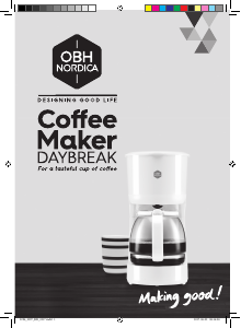 Brugsanvisning OBH Nordica 2296 Daybreak Kaffemaskine