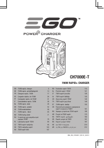 Rokasgrāmata EGO CH7000E-T Akumulatora lādētājs