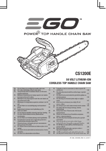 Manual EGO CS1200E Ferăstrăul cu lanţ