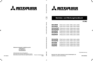 Bedienungsanleitung Mitsubishi FB16PN Gabelstapler