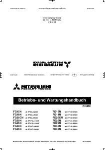 Bedienungsanleitung Mitsubishi FD20N Gabelstapler