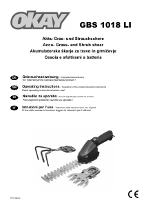Bedienungsanleitung OKAY GBS 1018 LI Heckenschere