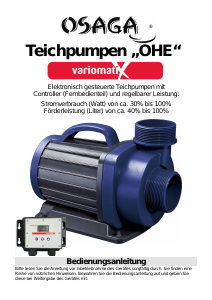 Bedienungsanleitung Osaga OHE Teichpumpe