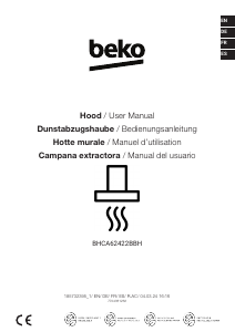 Bedienungsanleitung BEKO BHCA62422BBH Dunstabzugshaube