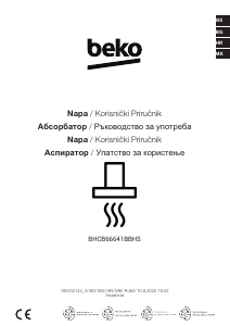 Priručnik BEKO BHCB66641BBHS Kuhinjska napa
