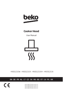 Rokasgrāmata BEKO HNS61210XH Tvaika nosūcējs